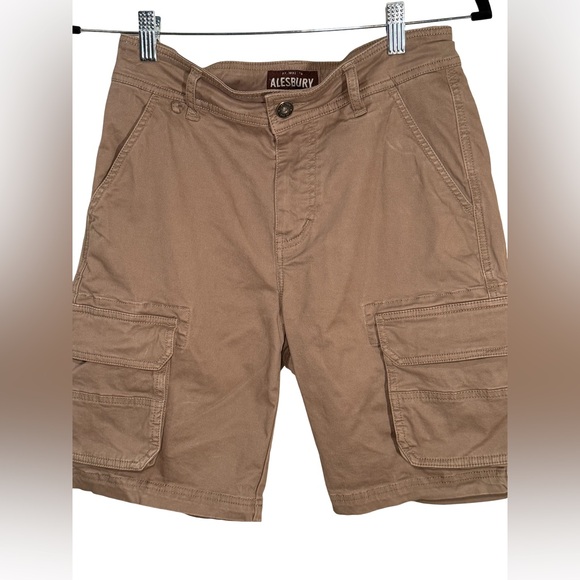 Keesbury Alesbury Men's Tan Cargo Shorts - Picture 3 of 10